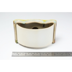 Art Deco Ceramic Writing Desk-Set Inkwell Blotter Envelope Holder w/ Pelikan