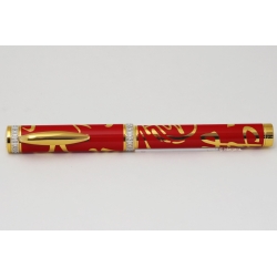 Caran d'Ache Hongkong Limited Edition Fountain Pen Cartridgefiller 18C M Nib Box