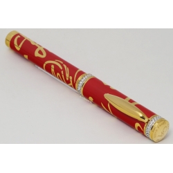 Caran d'Ache Hongkong Limited Edition Fountain Pen Cartridgefiller 18C M Nib Box