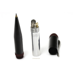 Romü Bleistift-Feuerzeug Combo 1,18 mm Bakelit Box Deutsch 1935 Vintage