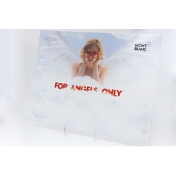 Montblanc "For Angels Only" Werbeaufsteller Füllhalter-Werbung