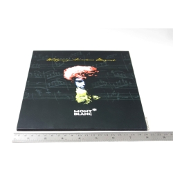 Montblanc Mozart Füllhalter Werbe Aufsteller Ständer Ausstellung Karton Deko Shop  Display