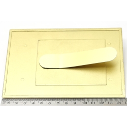 Parker Duofold Pen Advertising Store Display Goldplated Plastic Relief