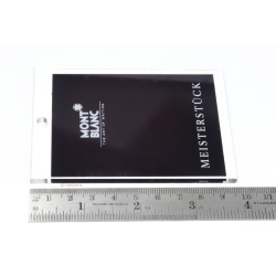 Montblanc Meisterstück Werbung Schild Shop Deko Showroom Acryl Selten