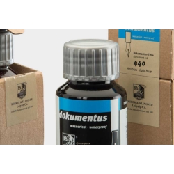 dokumentus Hellblau 41440 Rohrer & Klingner 50 ml Tinte dokumentenecht