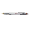 Rotring 800 Silber 0,5mm Druck-Bleistift Gerändelter Griff Hexagonal