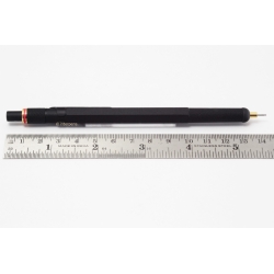 Rotring 800+ Black 0,5mm Mechanical Pencil Knurled Grip Hexagonal