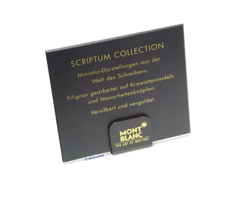 Montblanc Scriptum Schaufensterdekoration Reklame Füller Füllhalter