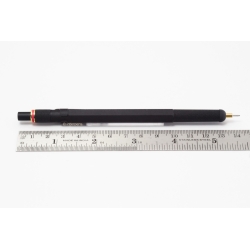 Rotring 800+ Schwarz 0,5mm Druck-Bleistift Gerändelter Griff Hexagonal