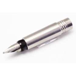 Parker Vector M Stainless steel Grip-section Fountain pen NOS