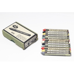 Faber-Castell 2875 Set Signierstifte 1Dutzend rot gelb weiss schwarz Box