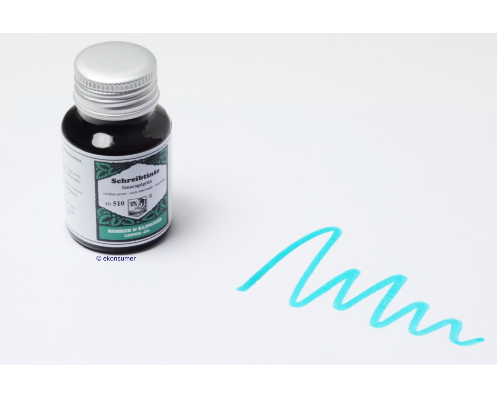 Smaragdgrün 510 Rohrer u. Klingner 50 ml Schreibtinte
