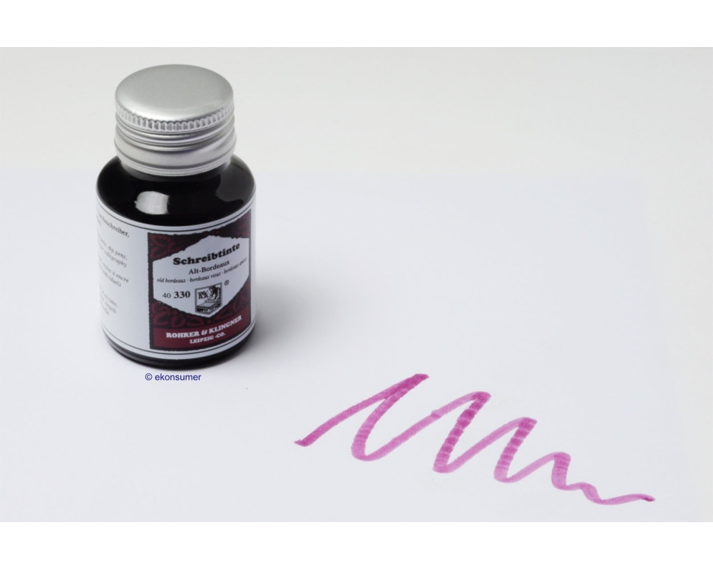 Alt-Bordeaux 330 Rohrer u. Klingner 50 ml Schreibtinte