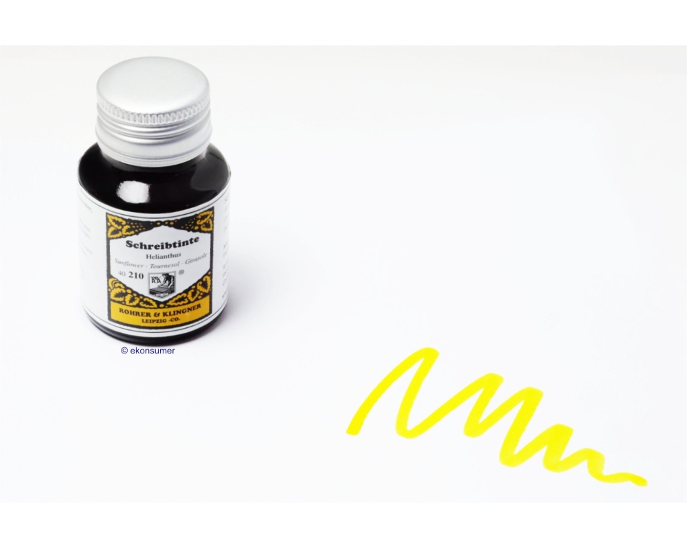 Sunflower 210 Rohrer u. Klingner Writing Ink 50 ml Inkwell