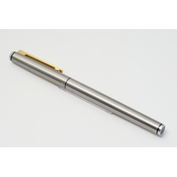Pelikan P 560 Signum Stainless Steel matte 14C OBB Gold nib 1983 Cartridgefiller
