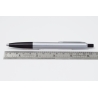 Pelikan K 440 Silverstar Kugelschreiber Chrom strichmattiert Schwarz