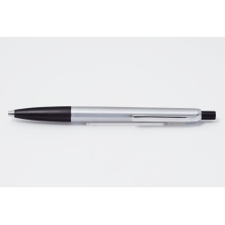 Pelikan K 440 Silverstar Kugelschreiber Chrom strichmattiert Schwarz