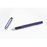 Pelikan P630 Signum Edelstahl B Feder Duritan Dunkelblau Patronenfüller