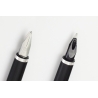 Pelikan P630 Signum Edelstahl B Feder Duritan Dunkelblau Patronenfüller