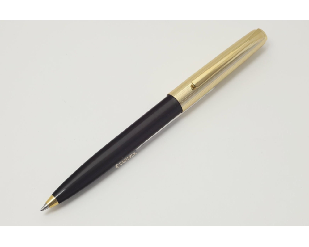 Pelikan R30 K490 Kugelschreiber Walzgold Schiebekappe Feinstrich Guilloche Vintage