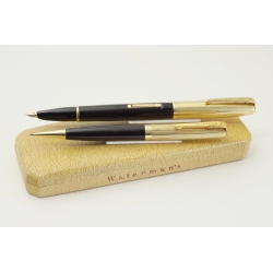 Waterman Taperite Statleigh Set Leverfiller Mechanical Pencil in Box Vintage