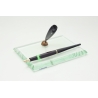 Pelikan 400f Deskpen 14C OBB Gold-nib Glass-base Milano 1957 Vintage - RARE!