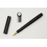 Montblanc No. 2 Stöffhaas Safety Pen 14C OB Gold Nib Hardrubber Ebonite BHR
