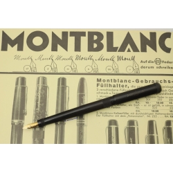Montblanc No. 2 Stöffhaas Safety Sicherheitsfüller 14C OB Goldfeder Hartgummi Ebonit BHR