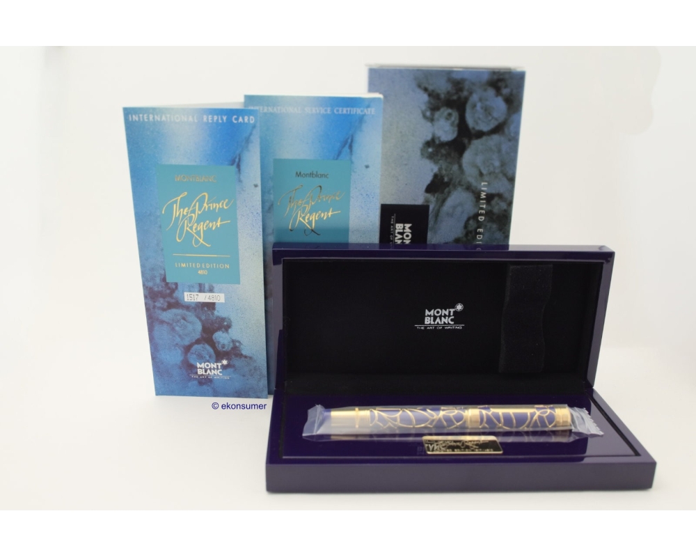 Montblanc The Prince Regent PoA Edition 1995 Full-Set - noch werksversiegelt!