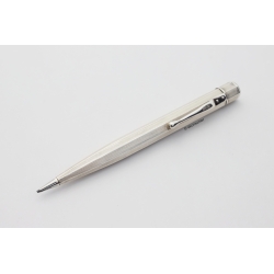 Art Deco Drehbleistift Georg Lauer 925 Sterlingsilber 1.18 mm Mine Achtseitige Form
