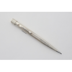 Art Deco Drehbleistift Georg Lauer 925 Sterlingsilber 1.18 mm Mine Achtseitige Form