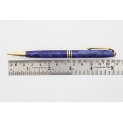 Conway Stewart Drehbleistift 1,18 mm Zelluloid Blau-Gold um 1950 Vintage