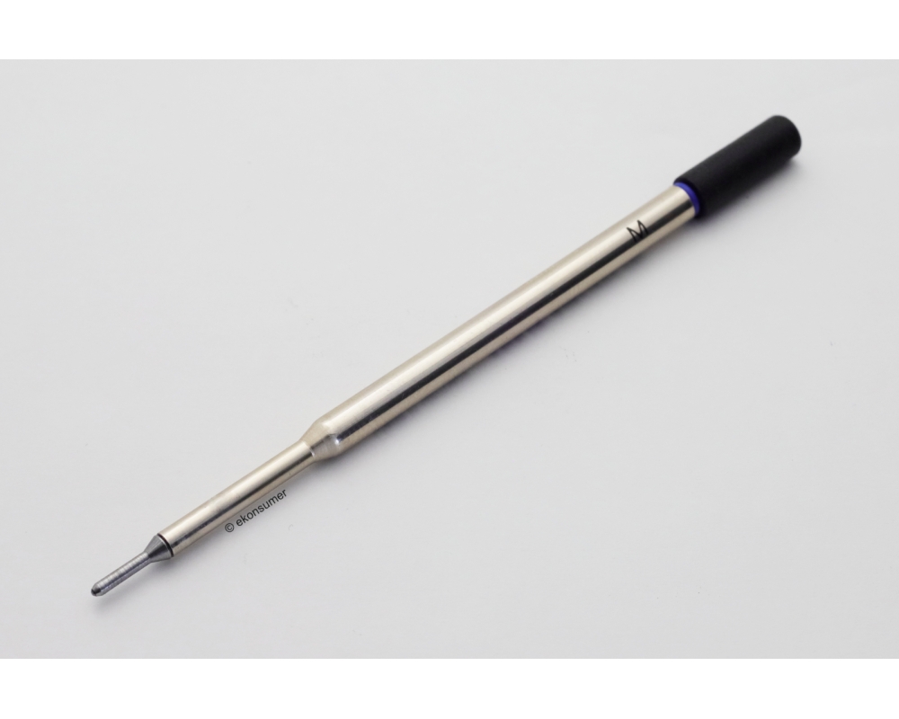 Montblanc Kugelschreibermine Adapter + Ersatzmine Schwarz für alte KS mit Hebelmechanik