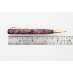 Soennecken 125 Mechanical Pencil 1,18 mm Red-candystripe Celluloid 1940 Vintage