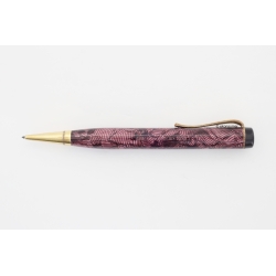 Soennecken 125 Drehbleistift 1,18 mm Zelluloid Rot-marmoriert 1940 Vintage