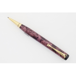 Soennecken 125 Drehbleistift 1,18 mm Zelluloid Rot-marmoriert 1940 Vintage