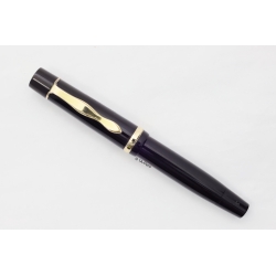Montblanc Meisterstück K122 Hartgummi Stossfüller Füllhalter 14C M Goldfeder Vintage
