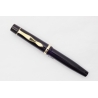 Montblanc Masterpiece K122 Black Hard-Rubber Push-knob filler 14C M Gold-nib Vintage