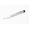 Art Deco Drehbleistift 900 Silber Deutsch 1.18 mm Mine vierseitige Form