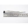 Art Deco Drehbleistift 900 Silber Deutsch 1.18 mm Mine vierseitige Form