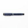 Parker Duofold Junior Lapis Blue-White 14K EF Gold-nib USA 1928 Vintage