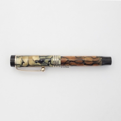 Parker Duofold Junior Perl-Schwarz 14K F Goldfeder USA 1928 Vintage